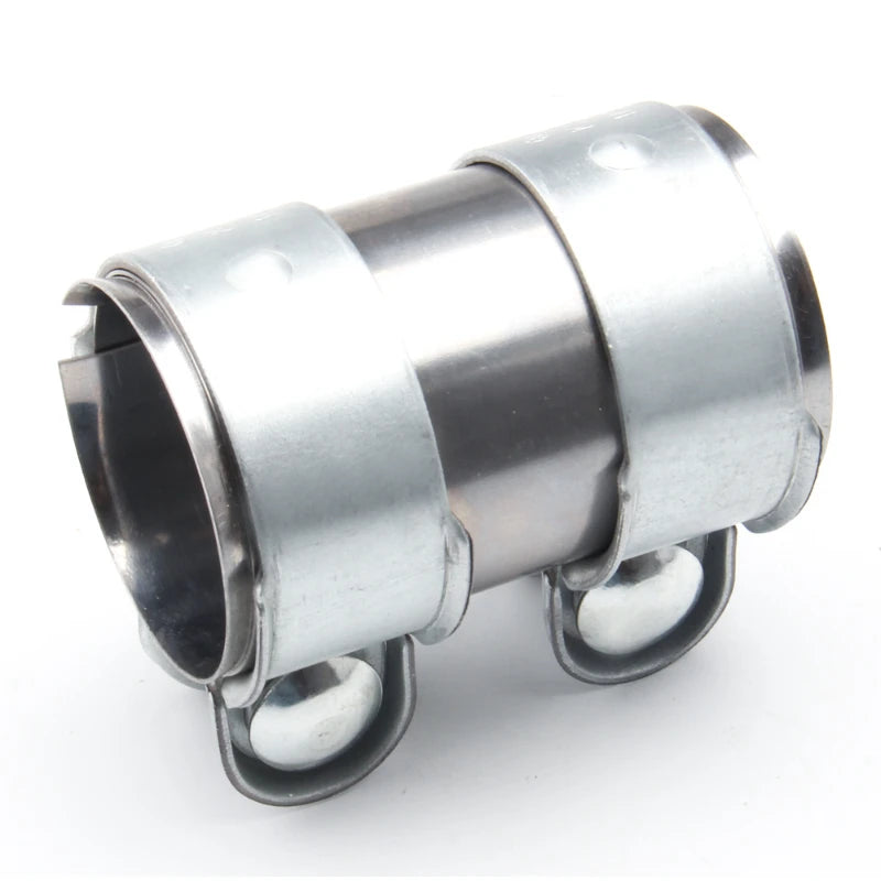 Exhaust Clamp 45mm 50mm 55mm 60mm 65mm 70mm 76mm Exhaust Tube Pipe Connector Joiner Sleeve Clamp - Automotive LED Light