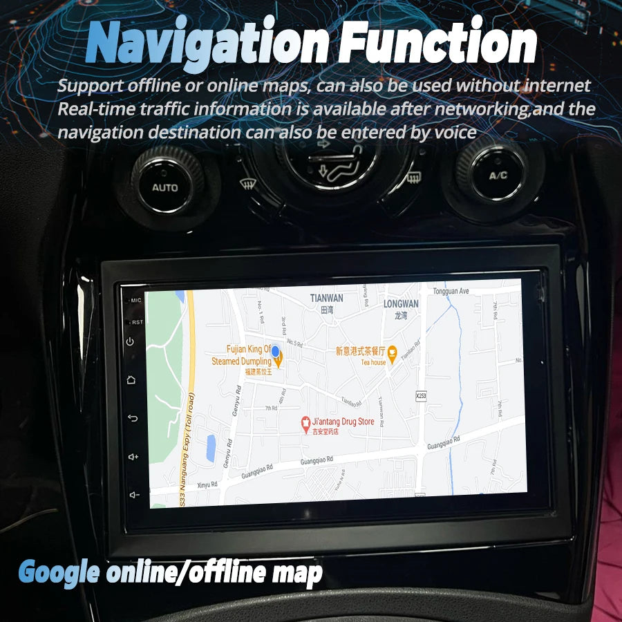 Android 14 CarPlay Android Auto Car Radio Stereo GPS Navigation For Citroen C3 Picasso Mul