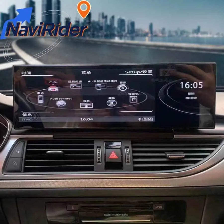14.9inch Android For AUDI A6L A6 A7 2012-2018 Navigation CarPlay Autoradio Stereo Car GPS