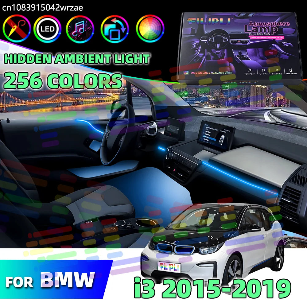 64 RGB - LED Strip - for BMW G28 - App Control - Car Interior Lighting | AUTOKITSHOP