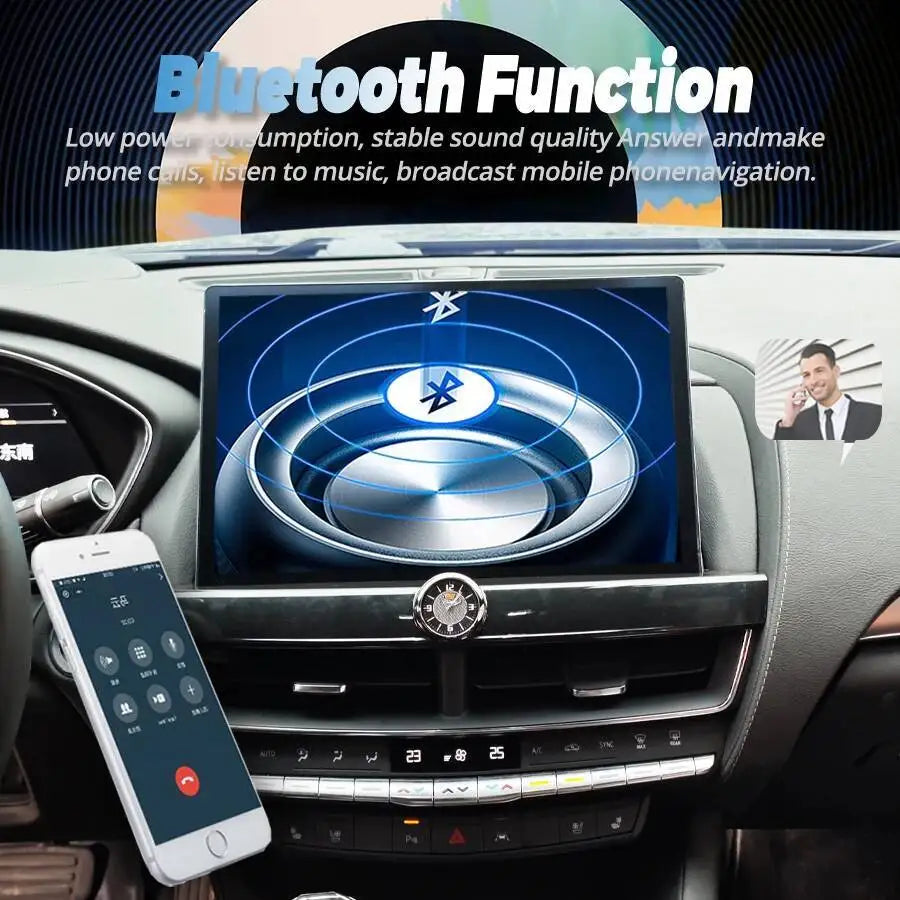 13.3inch Android 14 For Cadillac CT5 CT6 2020-2023 Car Radio Multimedia Video Player Stere