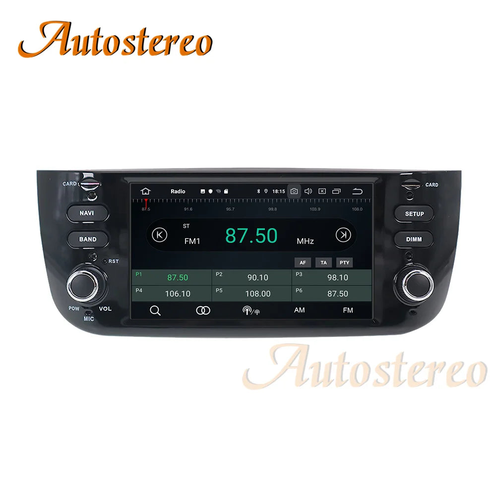 Carplay For Fiat/Linea/Punto EVO 2009-2016 Android 13 Car DVD Player GPS Navigation Stereo