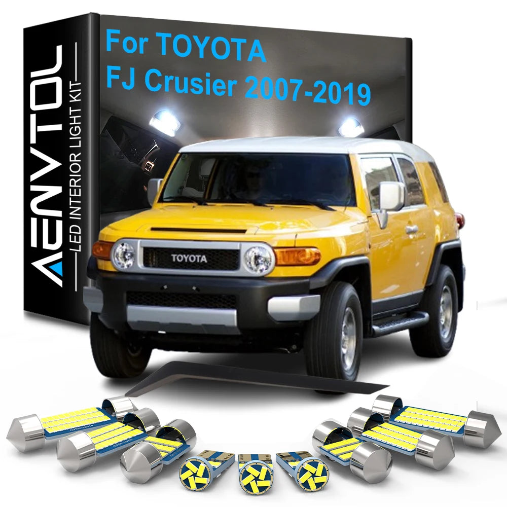 8-Piece LED Interior Light Kit for Toyota FJ Crusier - Canbus Error-Free Bulbs | AUTOKITSHOP