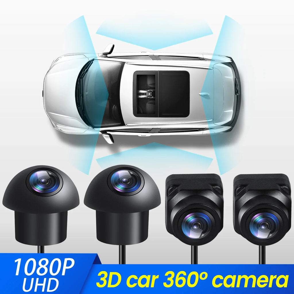 1080P UHD Bird View 360° Camera for Car Radio Multimedia Player HD Rear / Front / Left / R | AUTOKITSHOP