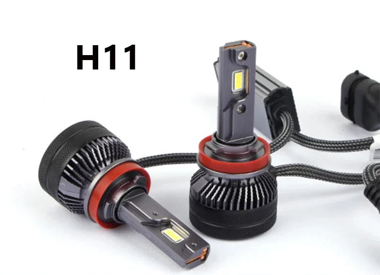 H7 H4 Led 30000LM 200W Double Copper Tube Light For Car H1 H11 6000K 4300K 12V Car 24V Truck 9005 HB4 9006 Led Headlight Bulb
