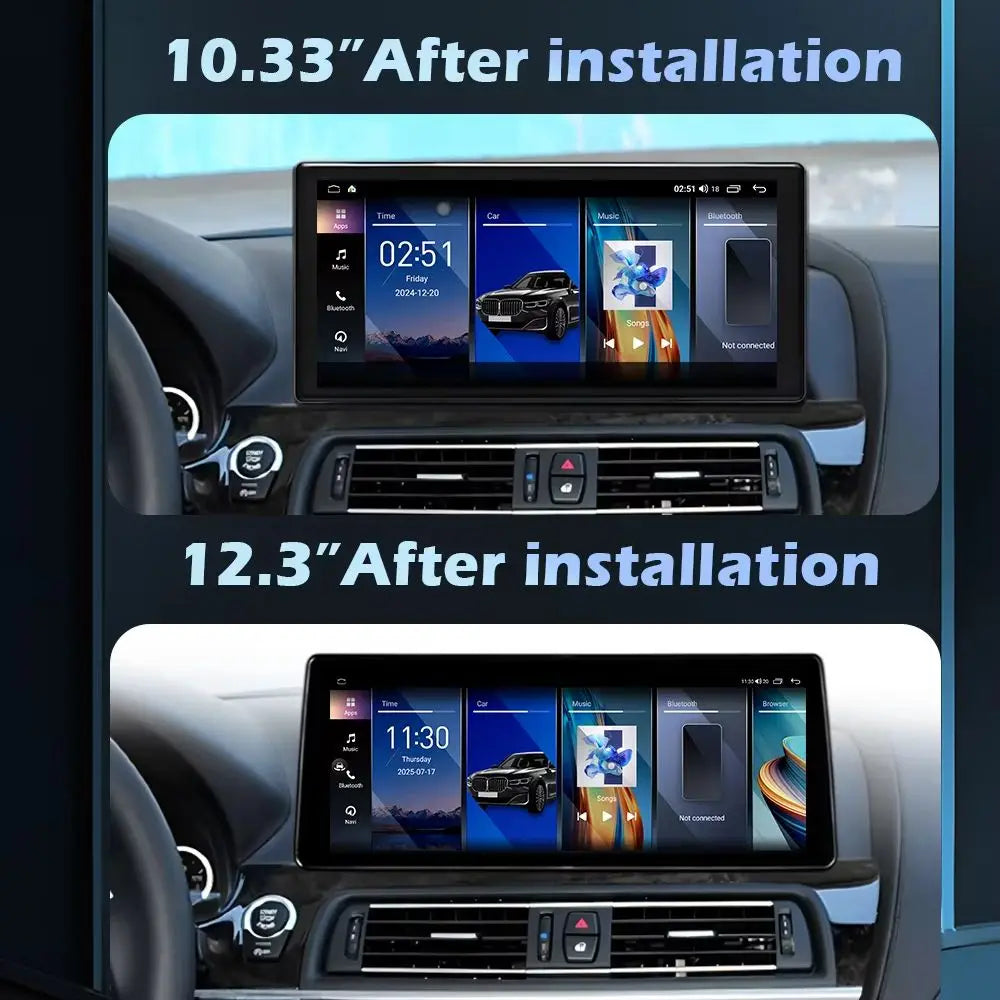 For BMW 6 Series F06 F12 2010 - 2017 CIC NBT EVO System Android 16 Wireless CarPlay Car Ra