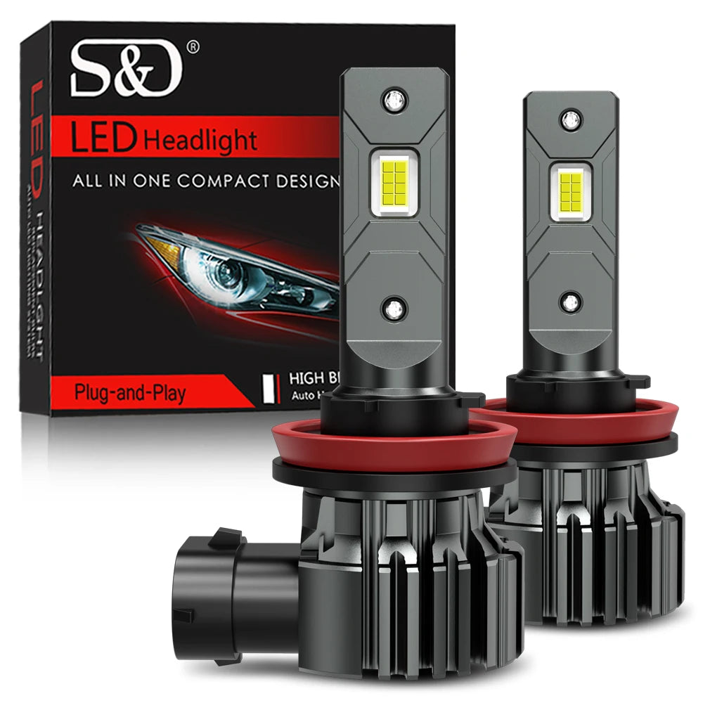 20000LM H8 H11 LED Headlight Bulbs for Car No Fan 9005 HB3 9006 HB4 880 881 LED Automotive