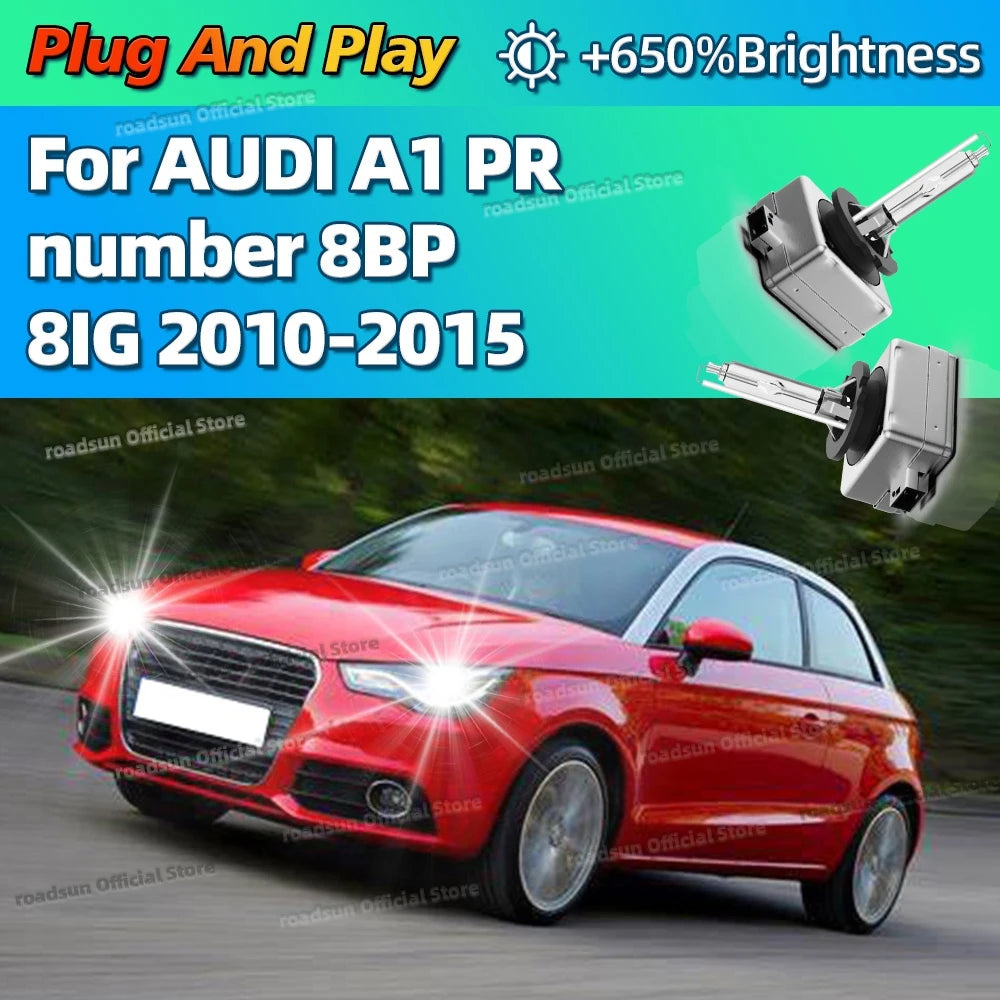 High Quality 6000K Xenon Bulbs HID Headlight D3S Lamp For AUDI A1 PR number 8BP 8IG 2010 2