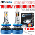 1900W 2000000LM H11 H1 H7 LED Headlights Bulbs for Cars Canbus H4 9006 9012 H9 H8 12V Auto