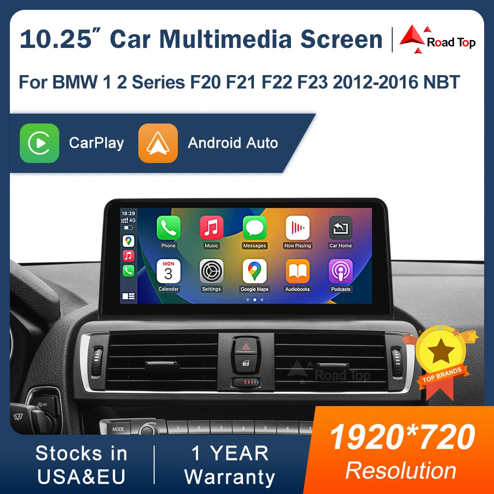CN Touch Smart Screen For BMW NBT F10/F20/F21/F30/F31/F32/F33/F34/F36 Wireless CarPlay And | AUTOKITSHOP