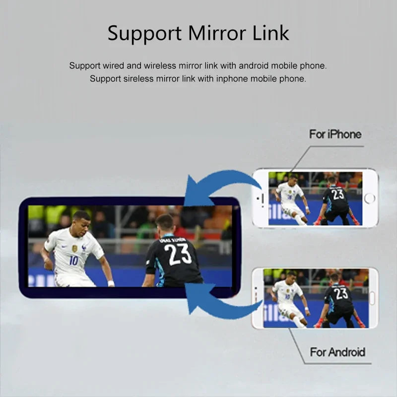 6+128G Qualcomm Android 11 Touch Screen Multimedia Player Display Navigation LTE BT Wifi G