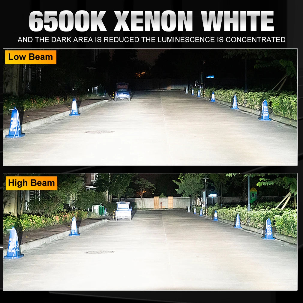 XSTORM H1 LED Lights Bulbs 40000LM 100W H1 LED Headlights Canbus Car Turbo Lamps With Fan