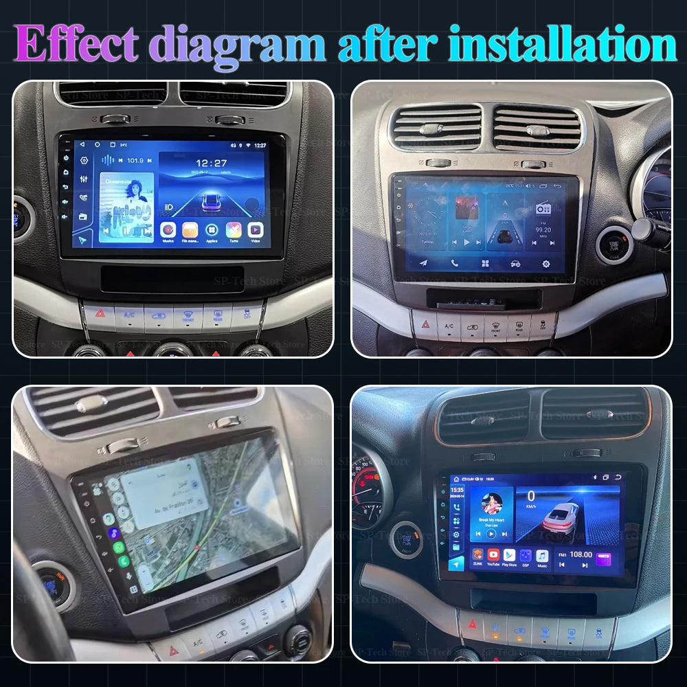 For Dodge Journey Fiat Leap Freemont 2011 - 2020 Car Radio Multimedia Video Player Stereo  | AUTOKITSHOP