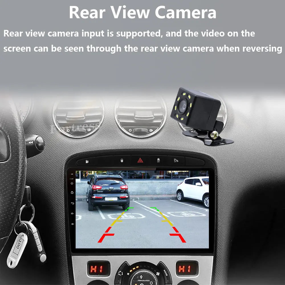 Android14 Auto Car Radio For Peugeot RCZ 308 SW 2007-2015 408 2012 - 2020 Multimedia GPS N