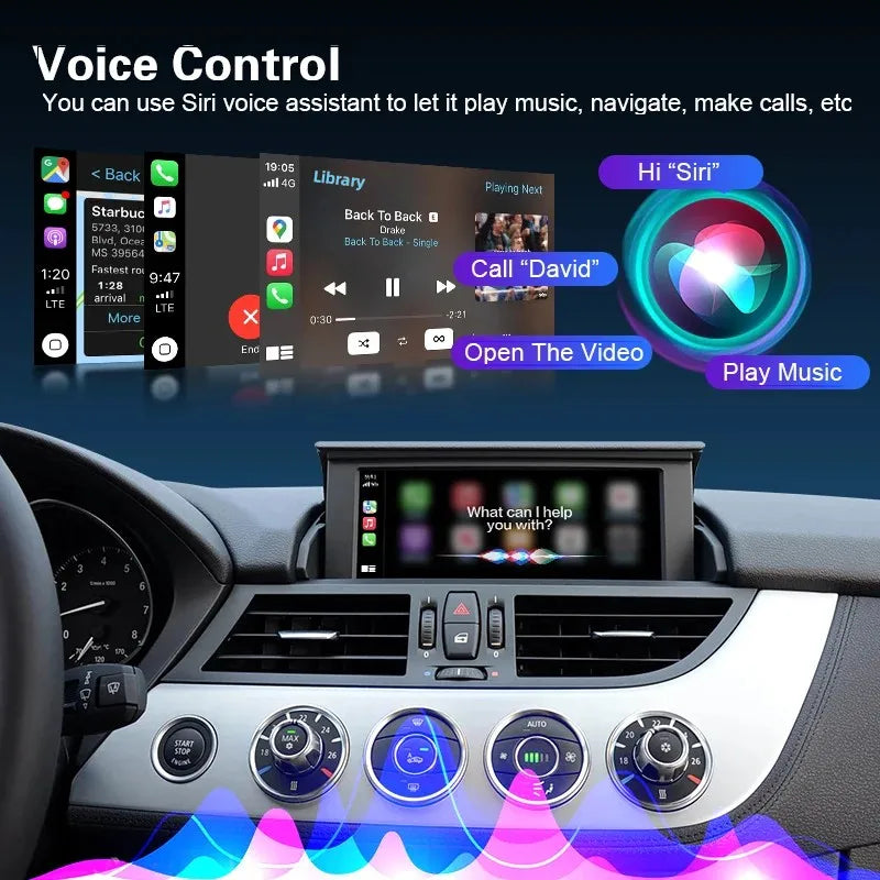 Wireless CarPlay for BMW Z4 E89 2009-2018 ,with Android Auto Mirror Link AirPlay Car Play