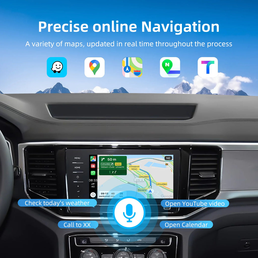 ANYFAR Wireless Carplay Android Auto For Volkswagen Golf 7 With MIBI System Multimedia Acc | AUTOKITSHOP