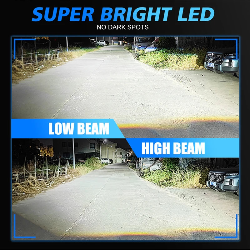 5500W Car Headlight H4 H7 LED Canbus H1 H8 H9 H11 9005 HB3 9006 HB4 9012 LED Bulb 900W Aut