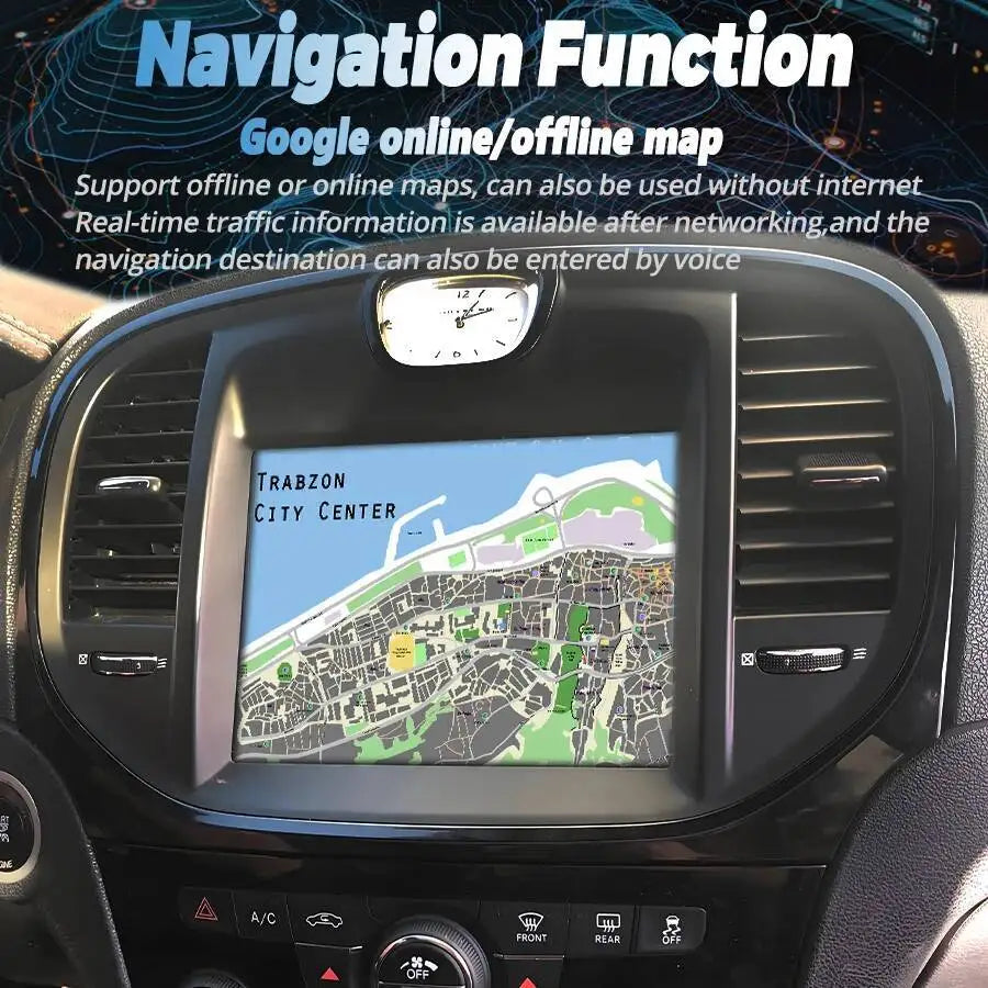 8.4'' Android 15 For Chrysler 300 300C 2011-2014 For Challenger 2011-2014 Multimedia Wirel