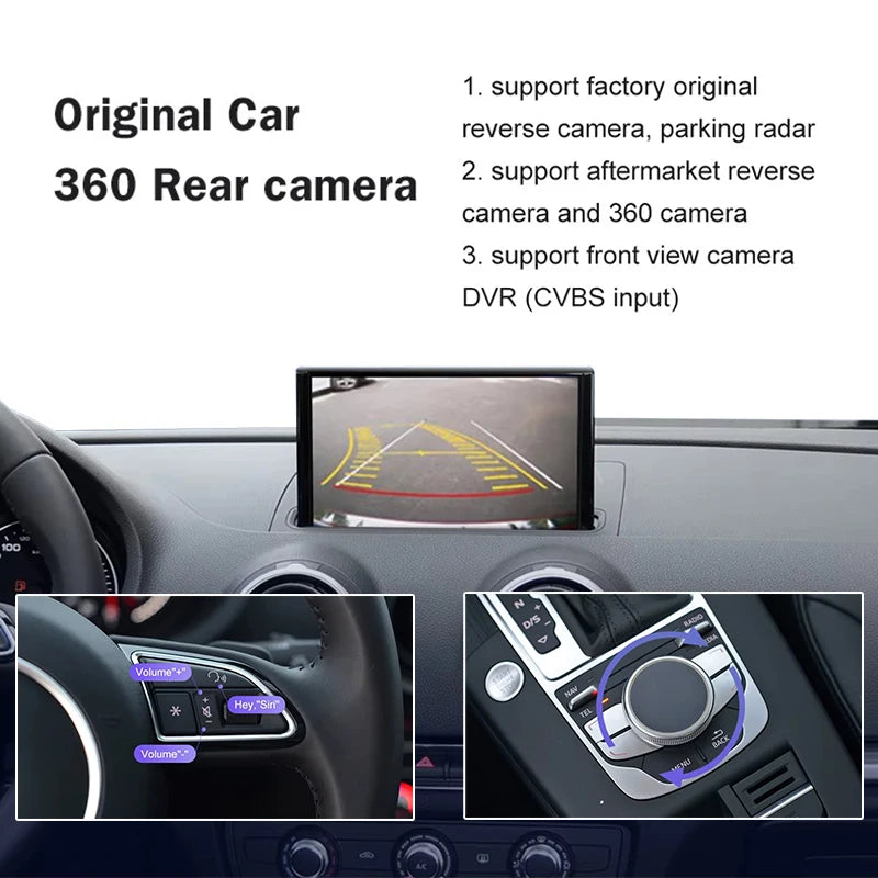 Wireless Carplay Android Auto Lossless Installation Interface For Audi A3 A4 A5 Q2 Q5L Q7