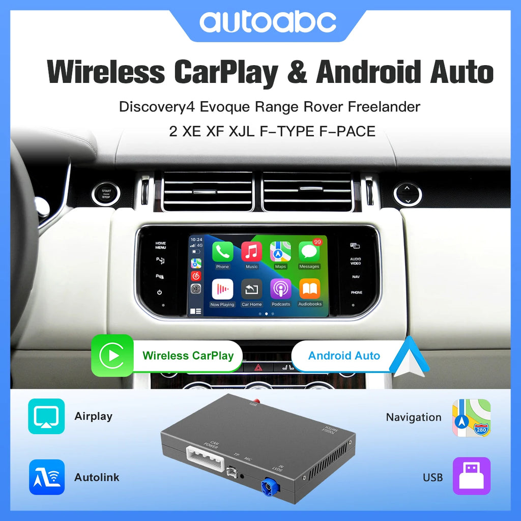 Wireless Carplay Android Auto Modular For Land Rover Jaguar Bosch Discovery4 Evoque Freela | AUTOKITSHOP