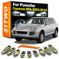 ZITWO 18Pcs Full LED Interior Dome Map Door Foot Trunk Light Kit For Porsche Cay for Porsche 2003-2006 - Canbus LED Car