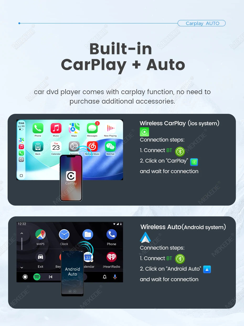 Android 2 DIN Car Radio for Mercedes/Benz/W169 W245 W639 W906 Sprinter B160 B170 B200 Carp | AUTOKITSHOP