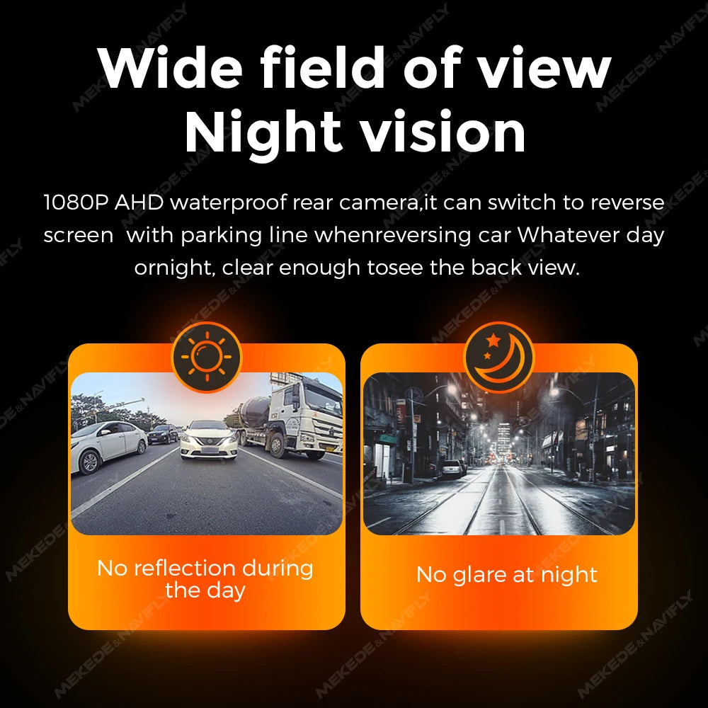 Car Universal Rear AHD 1080P Camera View 170° Visual Angle Car Reverse Camera Cable Camera