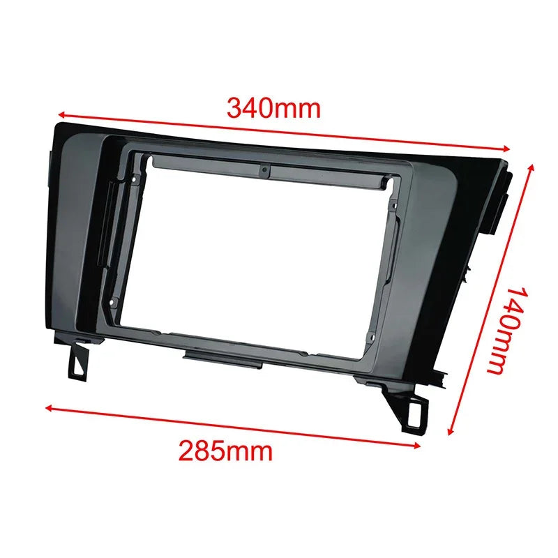 9 Inch Car Fascia For NISSAN Qashqai X-Trail 2015 16 17 2018 Fascia Panel Audio Fitting In | AUTOKITSHOP