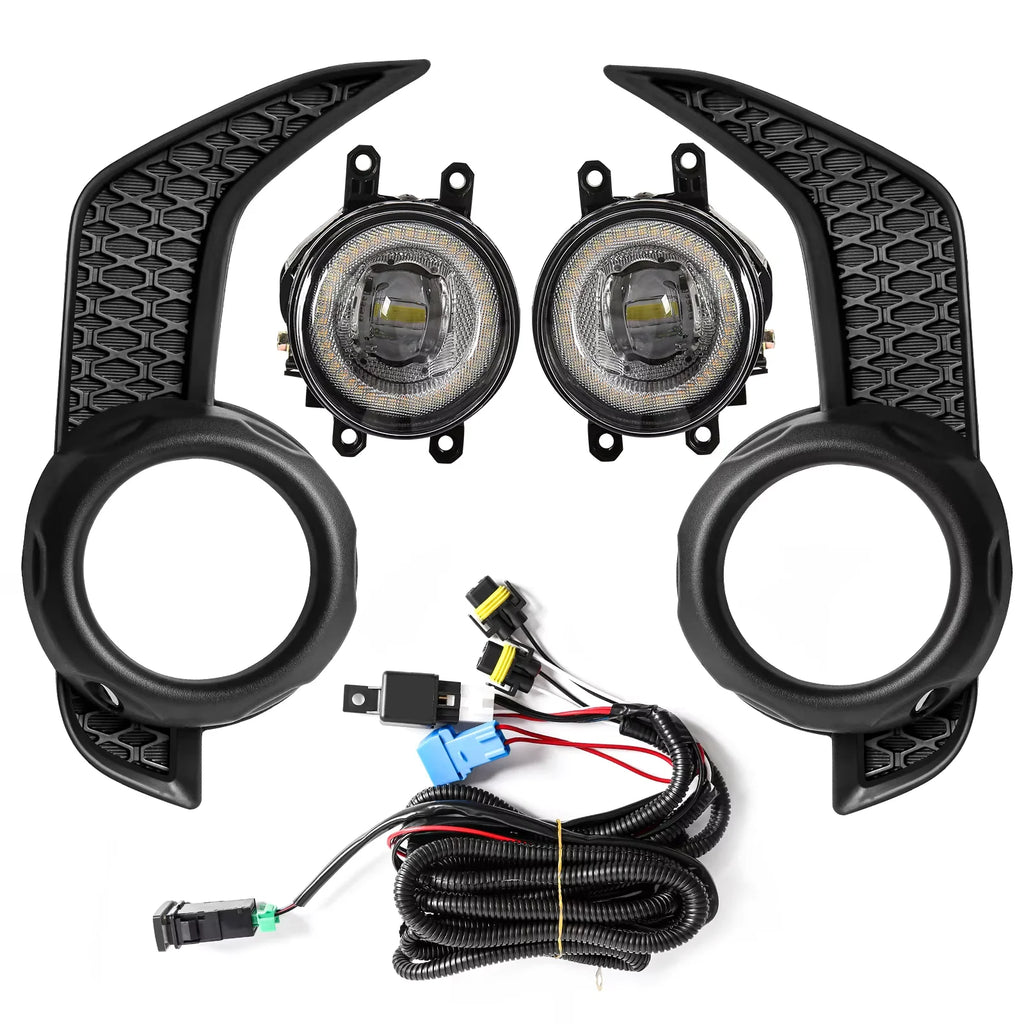 For Toyota 4 Runner 2014 2015 2016 2017 2018 2019 2020 2021 LED Fog Lamps Daytime Running  | AUTOKITSHOP