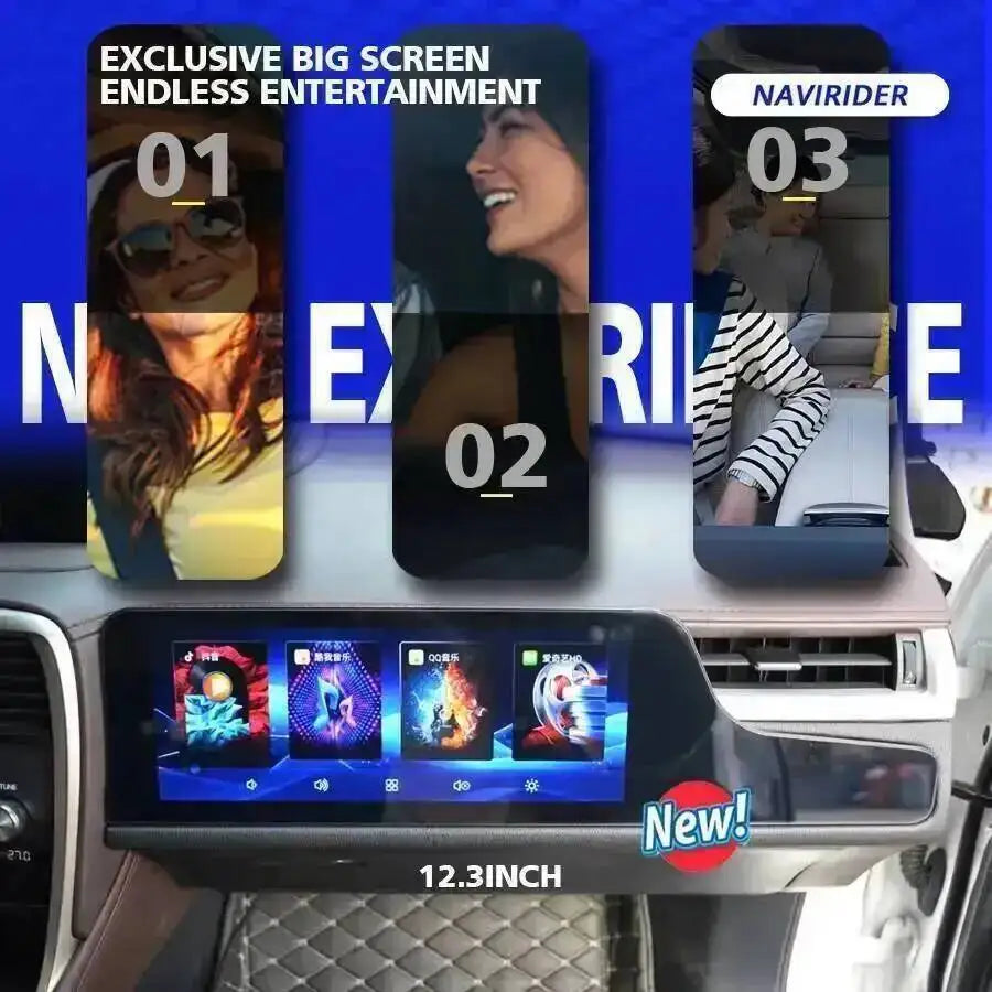12.3Inch Copilot Smart Car Multimedia Video Player Stereo Screen For Lexus RX RX300 RX350