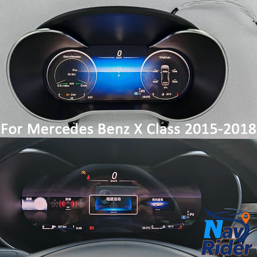 LED Interior Light Kit for Mercedes XClass X200 2015-2018 - Canbus Error-Free Interior Bulbs