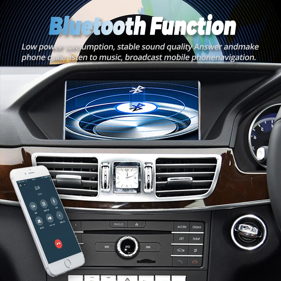 RHD Navi Android 14 Car Radio For Mercedes BENZ E Class W212 E200 E230 E260 E300 S212 W207