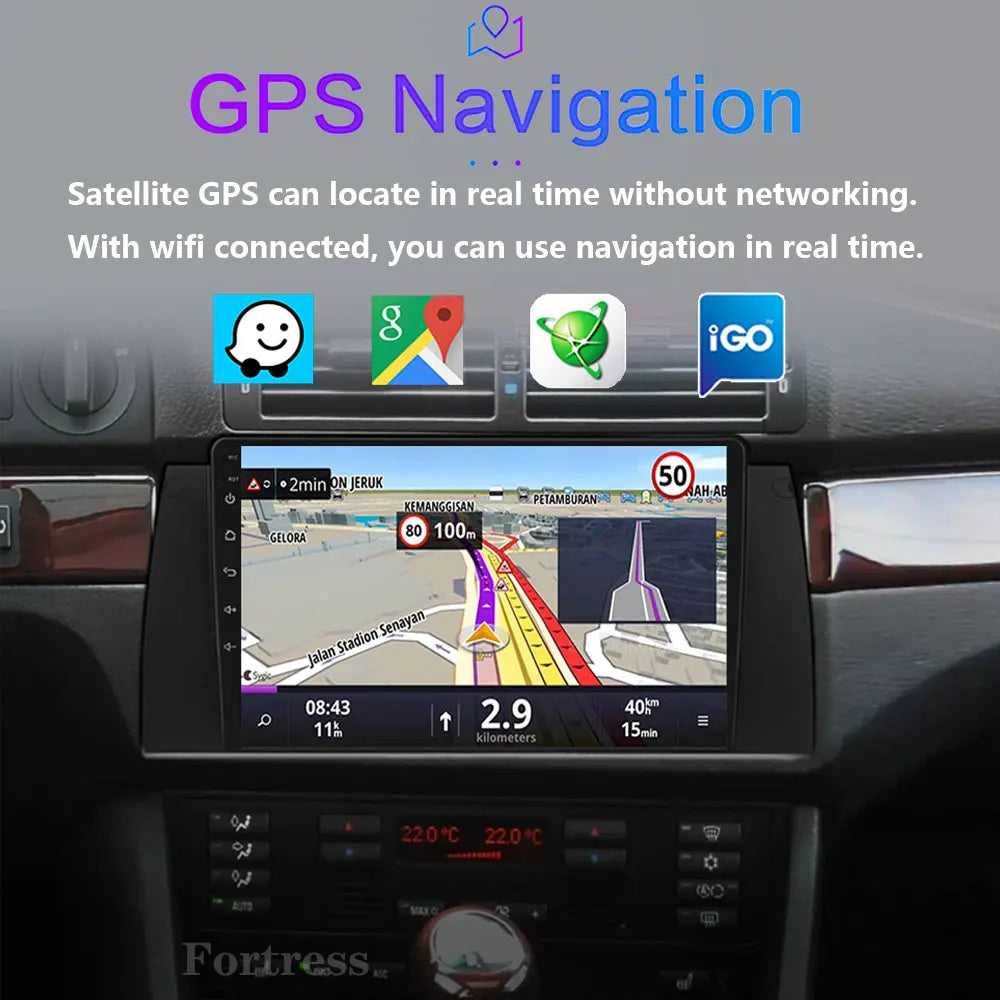 Android 16 Car Radio For BMW 5 E39 1995 1996 1997- 2003 E53 X5 M5 Wireless Android Auto Ca