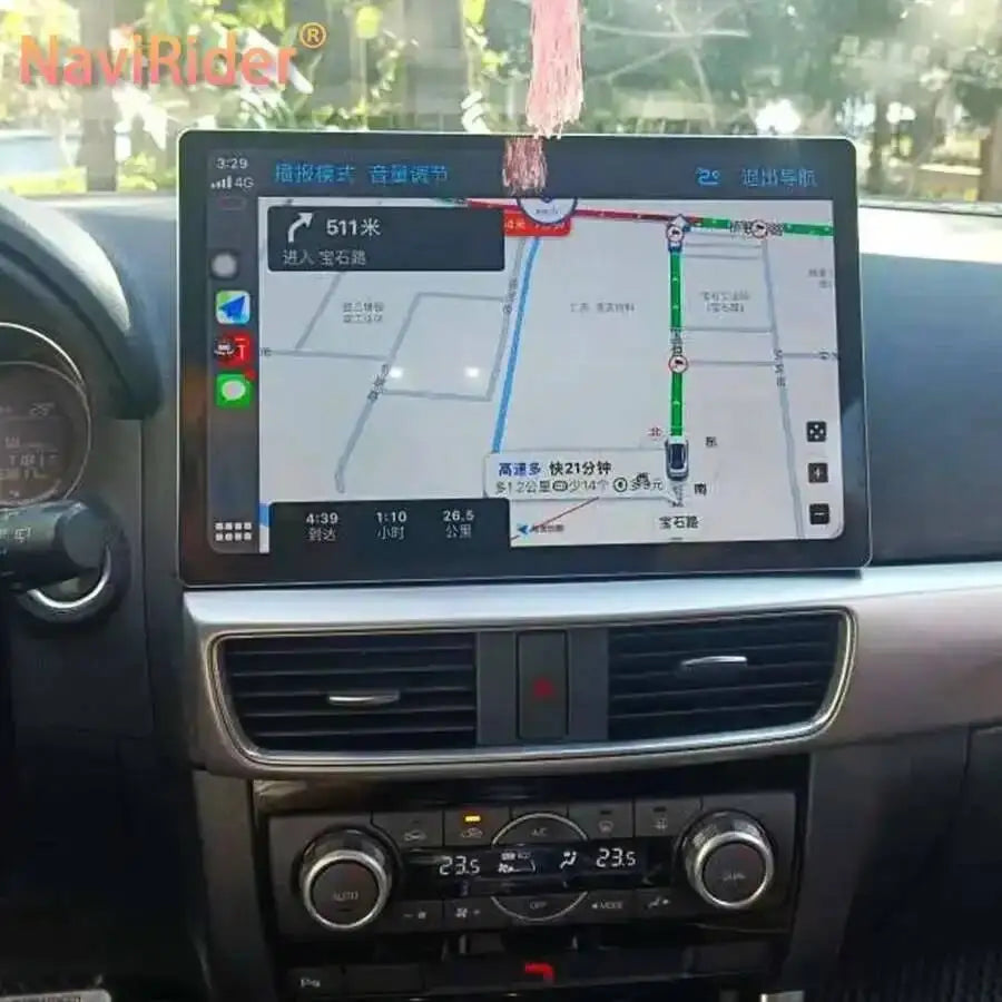 13.3inch WIFI+4G Bluetooth 2DIN DSP Stereo For Mazda Cx5 Cx-5 Android 15 Carplay Auto Mult