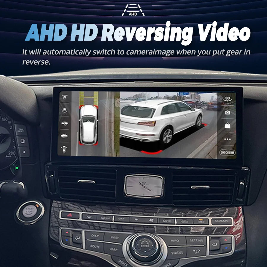 12.3inch Android Navigation Stereo For Infinit Q70 Q70L M25 M35 2011-2019 GPS Bluetooth Ca