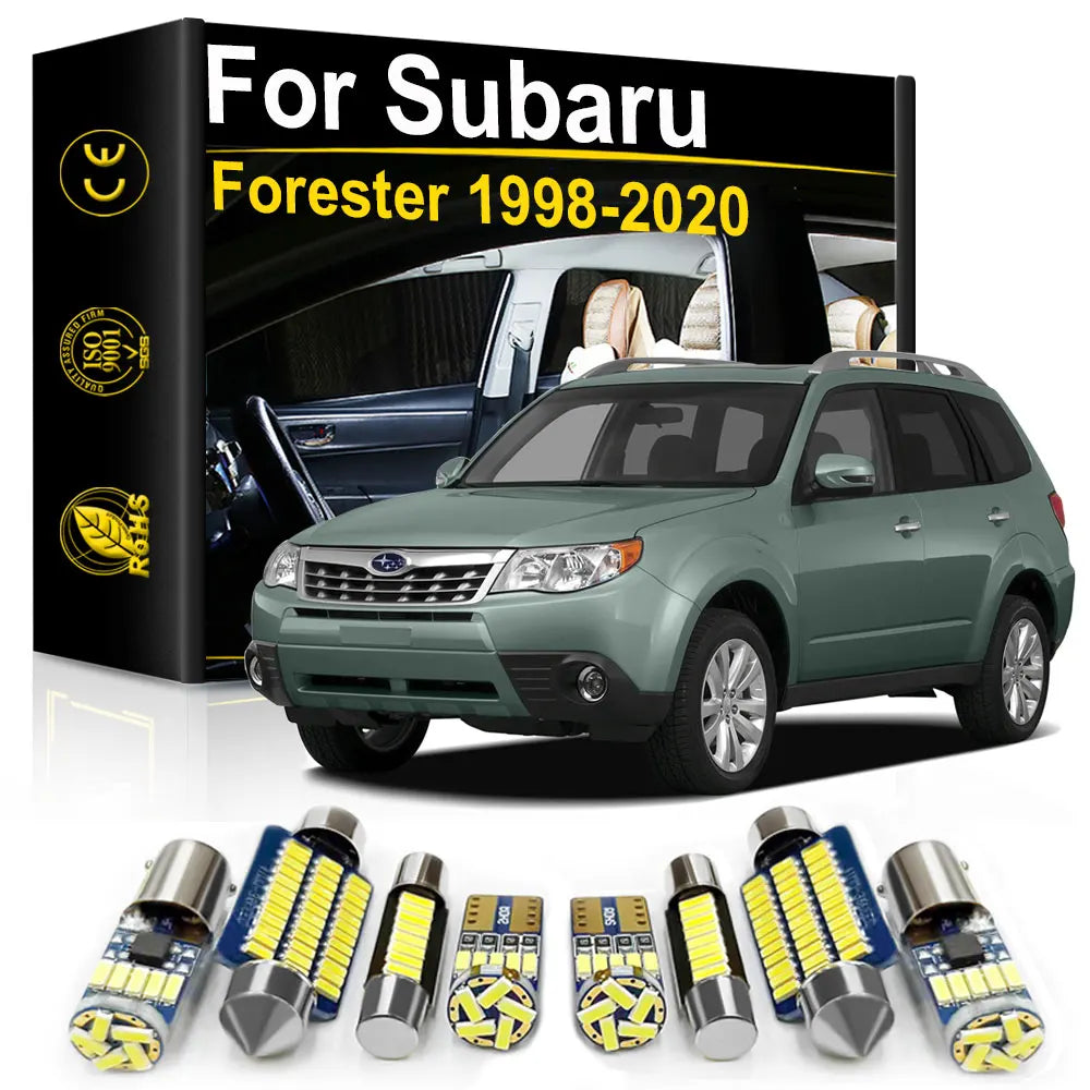LED Interior Light Kit for Subaru Forester SJ SH SG SF 1998- 2008 - Canbus Dome Map Door Trunk Bulbs | AUTOKITSHOP