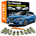 ZITWO 12Pcs LED Interior Dome Reading Trunk Light Kit For Renault Megane 4 MK4 I for Renault MK4 - Canbus LED Car Light