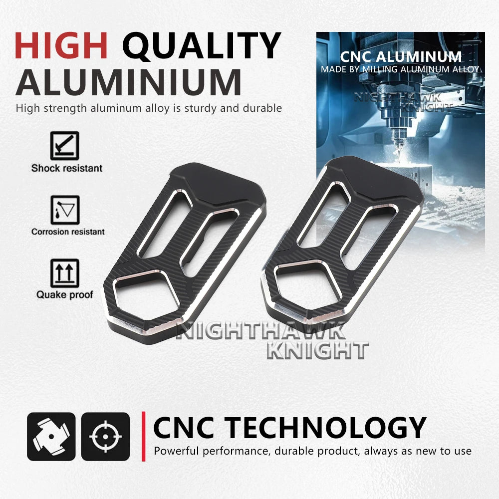 Motorcycle 368G Modified CNC Aluminum Enlarged Foot Pedal Increased ﻿Anti-slip F for 2024-2026 - Automotive LED Light