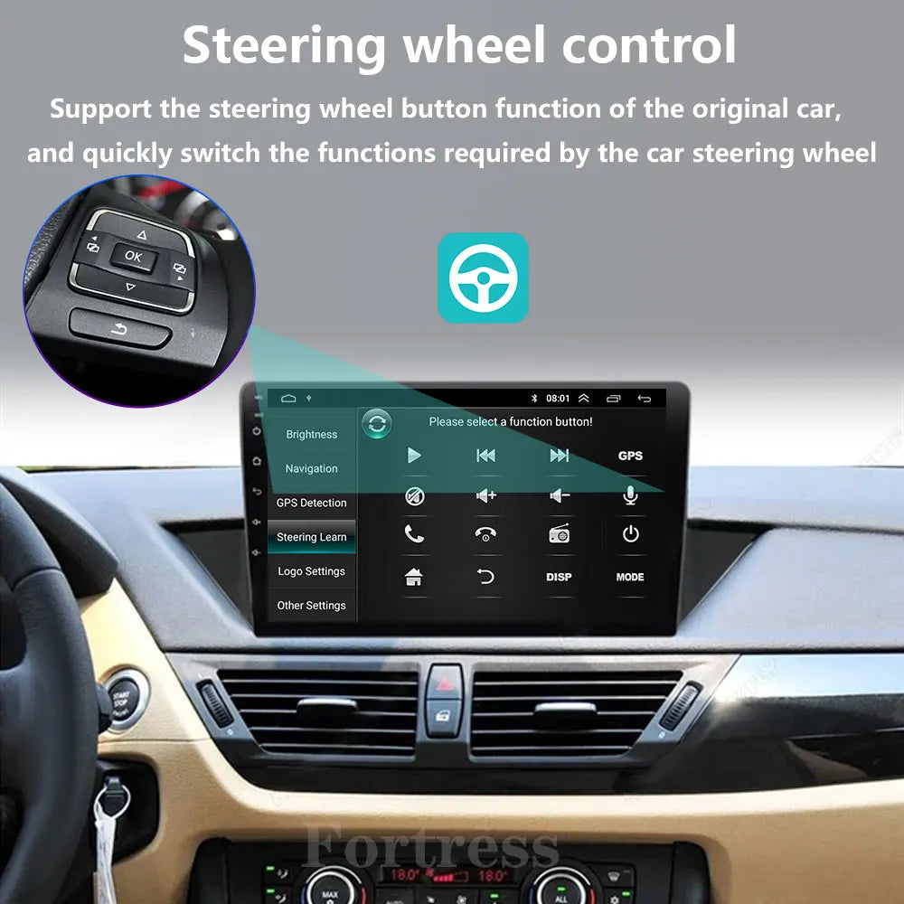 Android 16 carplay For BMW X1 E84 2009-2012 Car Radio Multimedia Video Players Android Aut