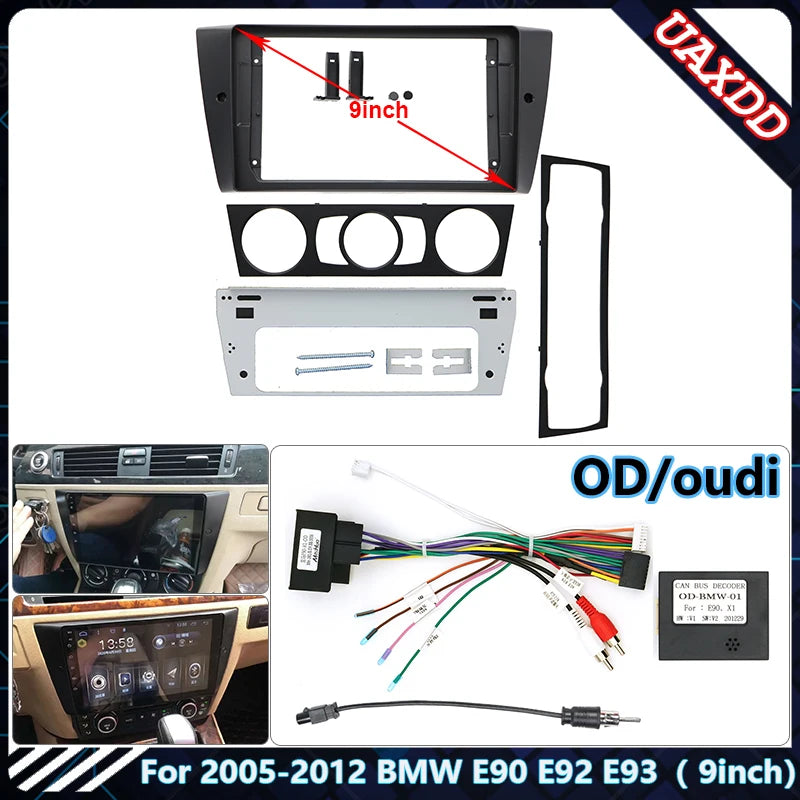 For 2005-2012 BMW E90 E92 E93 9inch Car Radio Android DVD Stereo Audio Screen Multimedia V