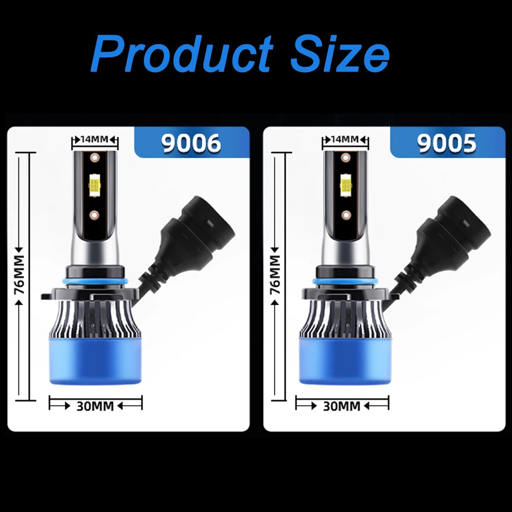 4X Car Light 9005 HB3 9006 HB4 LED Headlight 20000Lm 110W High Low Beam Bulbs Kit For BMW