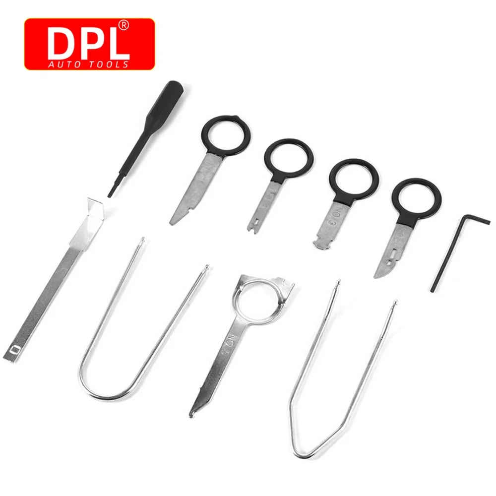 20 pcs Vehicle Radio Removal Tools Door Panel Removal Realese Stereo Headunit Audio Keys Navigat - Automotive LED Light