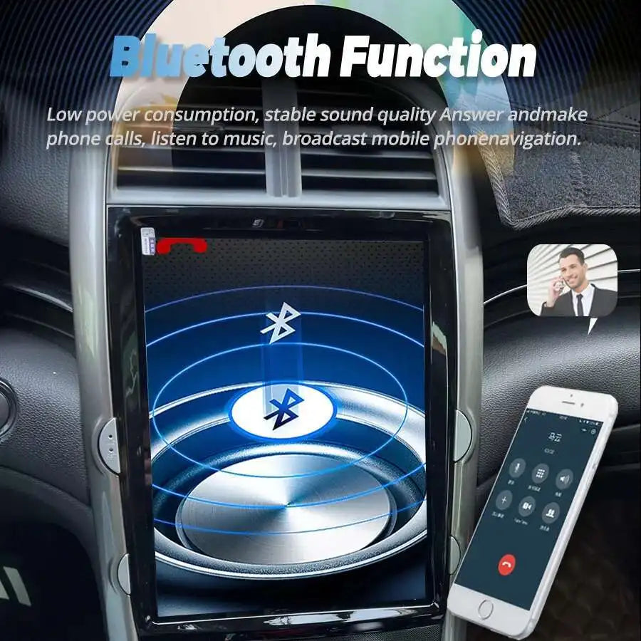 12.1" 2Din Car Radio For Chevrolet Malibu LTZ 2015 Android 15 Screen Multimedia Video Play | AUTOKITSHOP