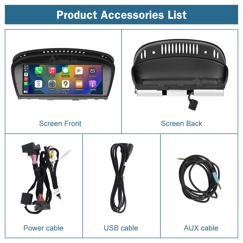 8.8 inch Touch Screen Wireless CarPlay Android Auto For BMW 3 Series E90 E91 E92 E93 5 Ser | AUTOKITSHOP