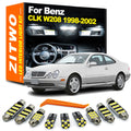 ZITWO 14Pcs LED Interior Light Plate Trunk Lamp Kit For Mercedes Benz CLK Class  for Mercedes W208 C208 1998-2002 - Canb