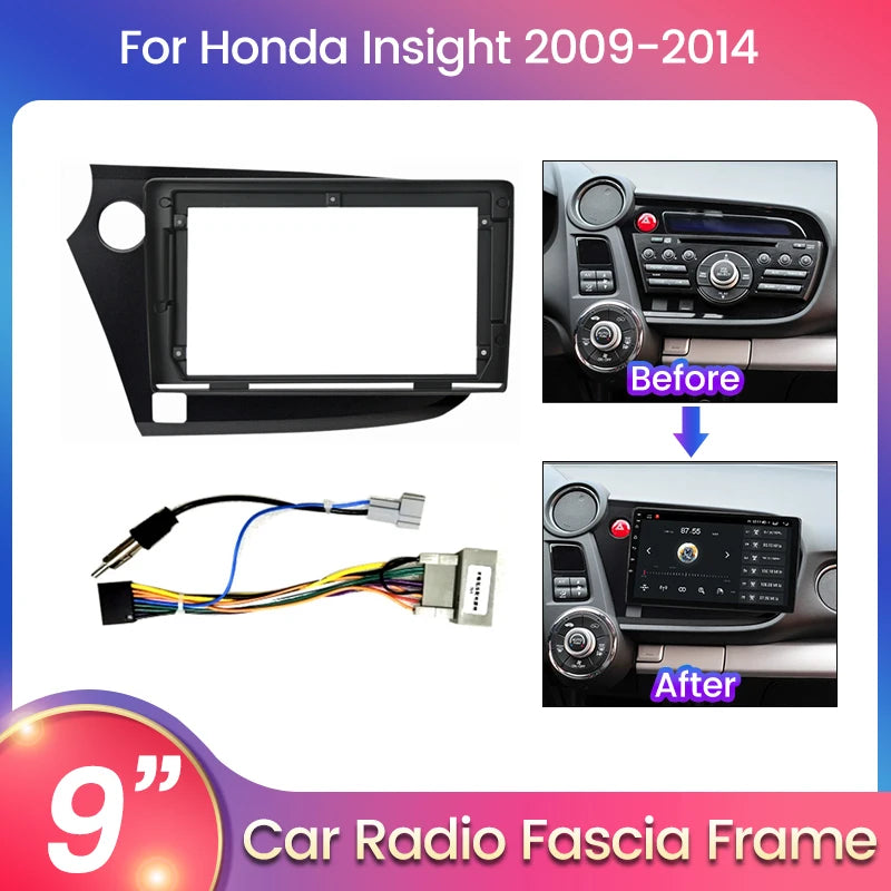 Audio Face Plate for Honda Insight 2 LHD 2009 - 2014 Car GPS Navigation Bezel Faceplate Ra | AUTOKITSHOP