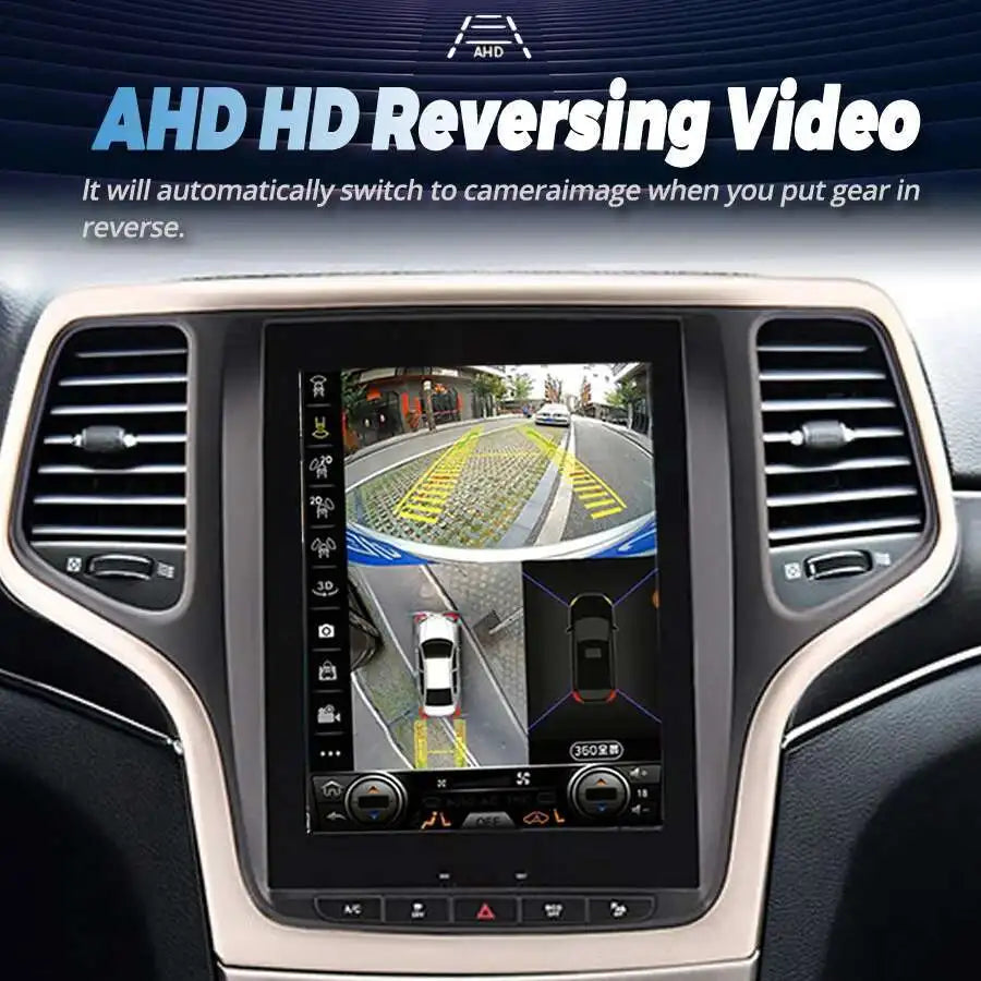 10.4inch/ 13.6 inch For Jeep Grand Cherokee 2014-2019 HD IPS Screen(Black/Golden color) Ca | AUTOKITSHOP