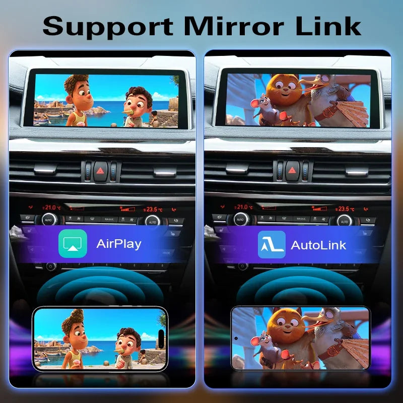 Wireless CarPlay for BMW X5 F15 X6 F16 X1 F48 NBT/EVO System 2014-2020, with Android Mirro