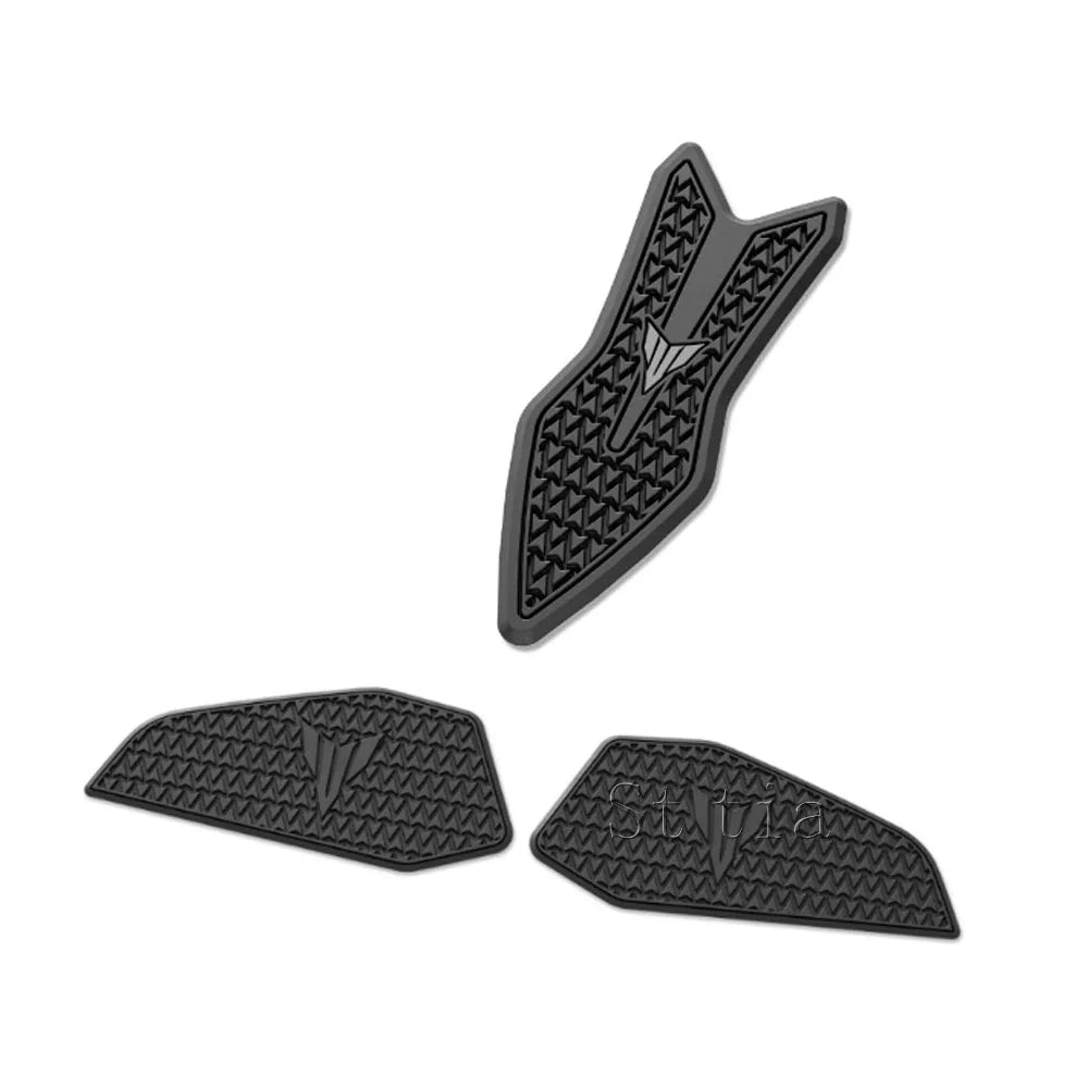 For Yamaha MT-07 2025 Motorcycle Non-slip Side Fuel Tank Stickers Waterproof Pad Rubber Sticker  - Automotive LED Light