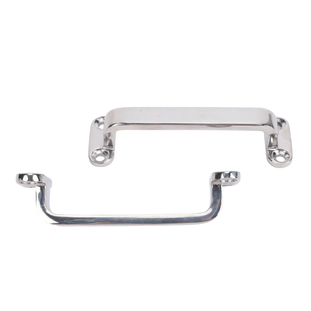 Boat Door Grab Handle 316 Stainless Steel 120mm Marine Handrail Handle for Yachts RVs Metal Grab - Automotive LED Light